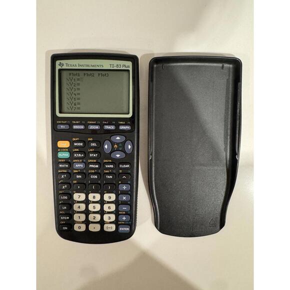 Texas Instruments Other - TI-83 Plus Graphing Calculator Texas Instruments w/Slip Cover Tested and Working